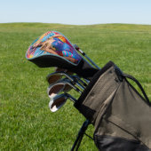 Elegant princess with wings golf headcover (In SItu)