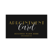 Elegant Professional Appointment Card Design