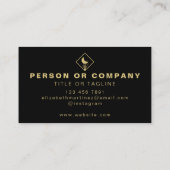 Elegant Professional Landscape Gardening Yard Care Visitenkarte (Rückseite)