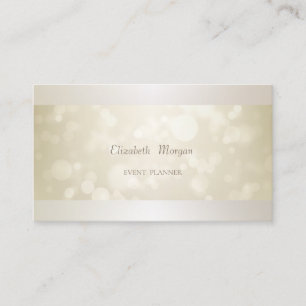 Elegant Professionell Modern Bokeh Einfach Visitenkarte