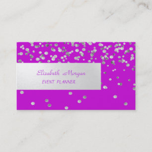 Elegant Professionell, Modern, Konfetti Visitenkarte