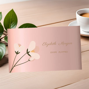 Elegant Professionell Stilvoll, Blumig Visitenkarte