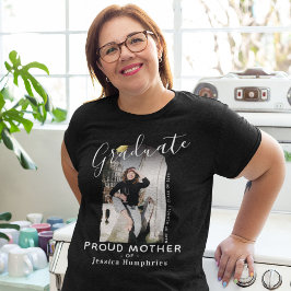 Elegant Proud Mother of the Graduate Arch Foto T- T-Shirt