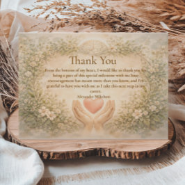 Elegant Psychology Graduate Dankeskarte