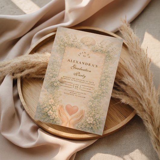 Elegant Psychology Graduate Einladung