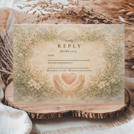 Elegant Psychology Graduate RSVP Karte