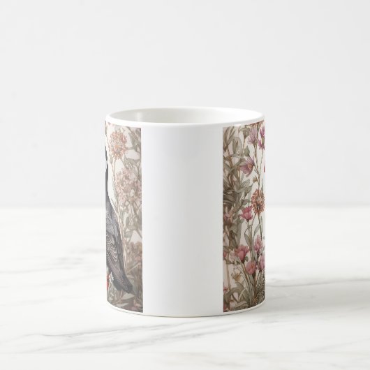 Elegant Puffin William Morris Inspiriert Kaffeetasse (Mittel)