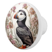 Elegant Puffin William Morris Inspiriert Keramikknauf (Rechts)