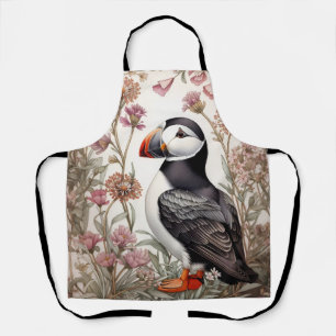 Elegant Puffin William Morris Inspiriert Schürze