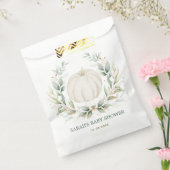 Elegant Pumpkin Eukalyptus Grüne Neutrale Dusche Geschenktütchen (Versiegelt)