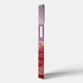 Elegant purple and gold glitter Case-Mate iPhone hülle (Rückseite / Rechts)