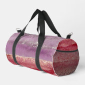 Elegant purple and gold glitter duffle bag (Rechte Ecke)