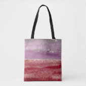 Elegant purple and gold glitter tasche (Vorderseite)