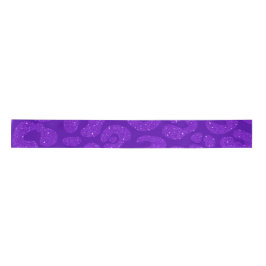 Elegant Purple Glitter Satinband