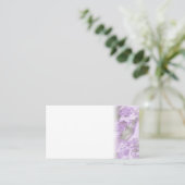Elegant Purple Grey Abstract Chic Pattern Terminkarte (Stehend Vorderseite)