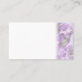 Elegant Purple Grey Abstract Chic Pattern Terminkarte (Vorderseite)
