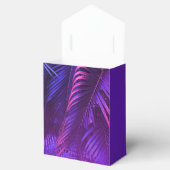 Elegant Purple Palm Leaf Favor Box Geschenkschachtel (Geöffnet)