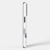 Elegant Purple Vintage Ribbon Personalized Case-Mate iPhone Hülle (Rückseite / Rechts)