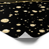 Elegant Purple watercolor flowers Graduation Poster (Ecke)