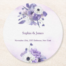 Elegant Purple Watercolor wedding