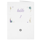 👉 Elegant Purple Wisteria Gold Floral Folded Tabl (Hinten)