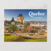 Elegant Quebec Canada Postcard Postkarte (Vorderseite)
