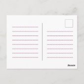 Elegant Quebec Canada watercolor Postkarte (Rückseite)