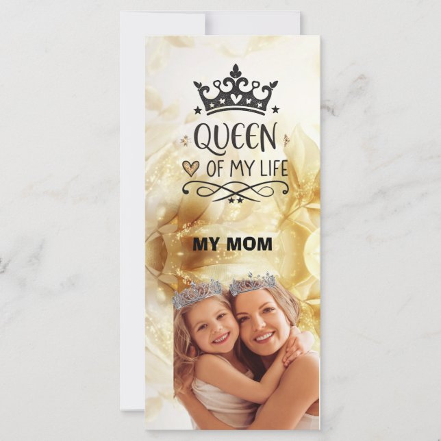 Elegant Queen of my Life-my mom  (Vorderseite)