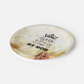 Elegant Queen of my Life-my mom  Pappteller (Schrägansicht)