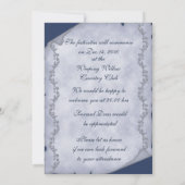 Elegant Quill und Inkwell Einladung (Rückseite)