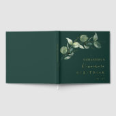 Elegant Quinceanera 15. Geburtstag Rose Gold Gästebuch (Voll)