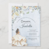 Elegant Quinceanera 15th Birthday Einladung (Vorderseite)