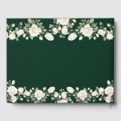 Elegant Quinceanera Blumendruckerin Kleid Green Gästebuch (Rückseite)