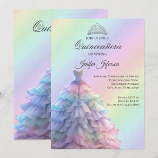 Elegant Quinceanera Einladung