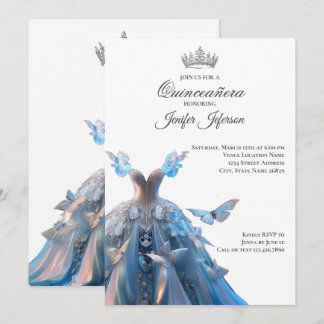 Elegant Quinceanera Einladung