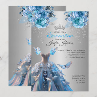 Elegant Quinceanera Einladung