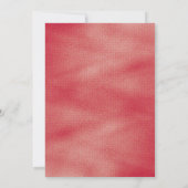 Elegant Quinceañera invitation with red roses Einladung (Rückseite)