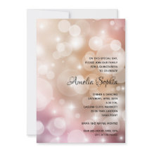 Elegant Quinceañera Pink Blush