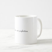Elegant Quote in Black Kaffeetasse (VorderseiteRechts)