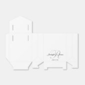 Elegant R Monogram | GASTGESCHENK HOCHZEITEN Geschenkschachtel (Ungefaltet)