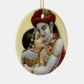 Elegant Radhey Krishna Liebe Keramik Ornament (Rechts)