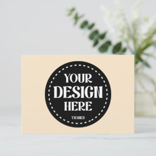 Elegant, raffiniert, schlank und minimalistisch RSVP karte