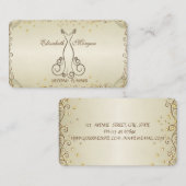 Elegant raffiniert und stilvoll Beruflich, Dress Visitenkarte (Vorne/Hinten)