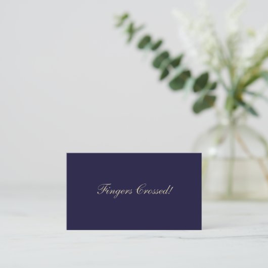 Elegant Raffle Ticket Navy Blue (Stehend Vorderseite)