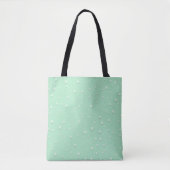 Elegant Raindrop Design Tote Bag Tasche (Vorderseite)