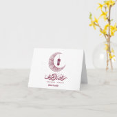 Elegant Ramadan Kareem Custom Karte (Gelbe Blume)