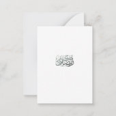 Elegant Ramadan Kareem Personalized Islamic greeti Mitteilungskarte (Rückseite)