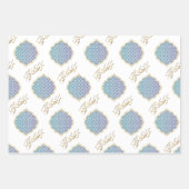 Elegant Ramadan Mubarak Wrapping Paper Geschenkpapier Set (Vorderseite 3)
