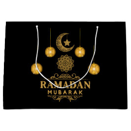 Elegant Ramadan Nights- Eid Mubarak 2026 Holiday Große Geschenktüte