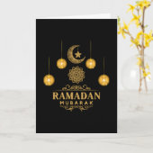 Elegant Ramadan Nights- Eid Mubarak 2026 Holiday  Karte (Gelbe Blume)